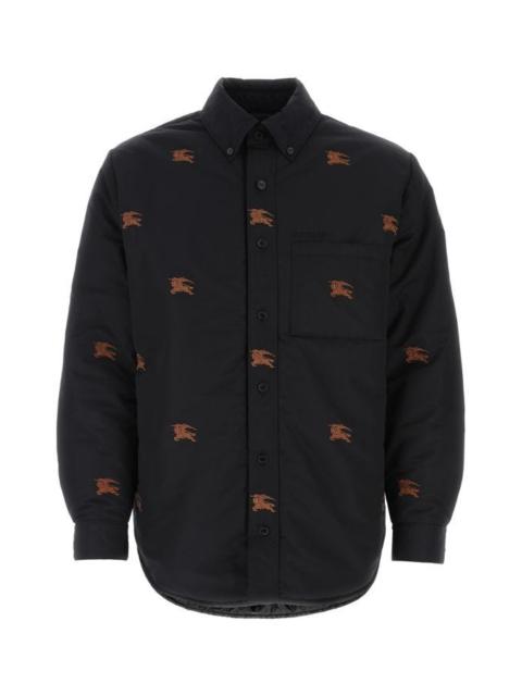BURBERRY Embroidered Nylon Padded Shirt