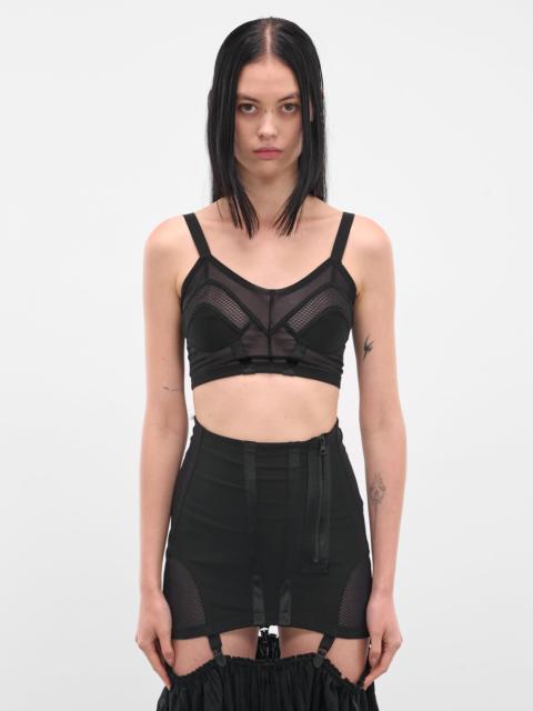 KNWLS Black Uma Bustier Bra