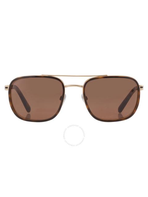 BVLGARI Bvlgari Brown Navigator Men's Sunglasses BV5053 202253 56