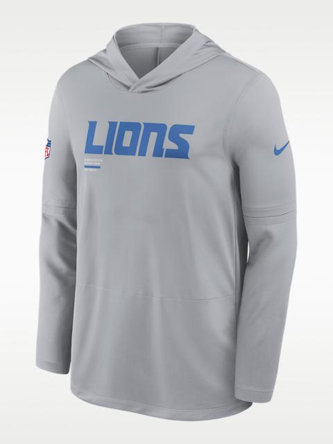 Nike Detroit Lions Pure Fury Sideline Men's Nike Dri-FIT NFL Long-Sleeve Hooded Top