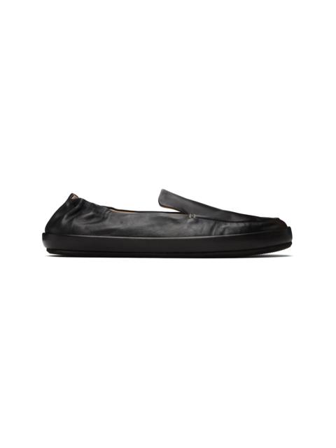 Marsèll Black Scatopelle Leather Loafers