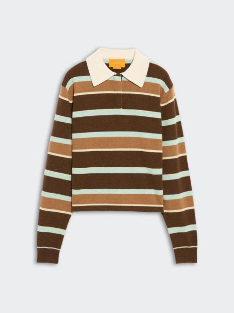 GUEST IN RESIDENCE Cropped Stripe Rugby