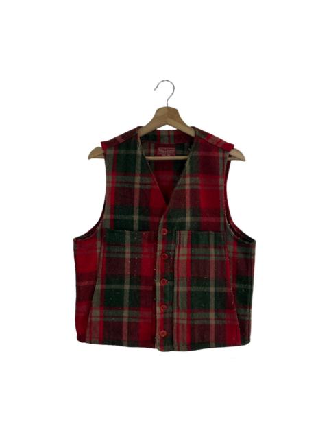 Other Designers Designer - VINTAGE SISLEY BRAND MADE IN ITALY TARTAN DESIGN VEST