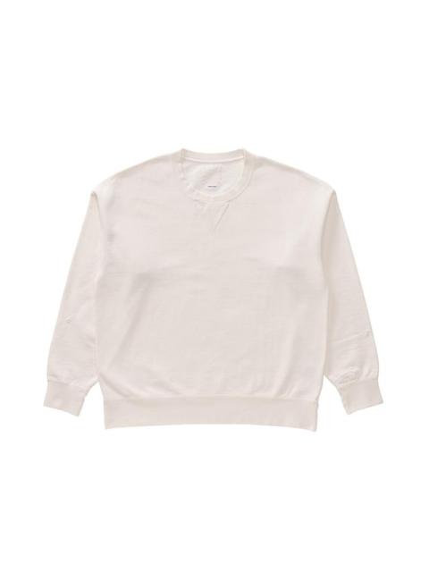 visvim JUMBO SB SWEAT L/S CRASH OFF WHITE