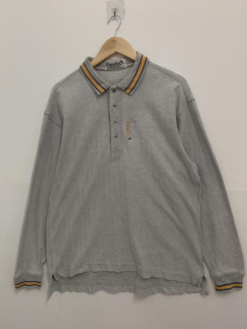 Other Designers Vintage - Paradiso Polo Shirt Large Grey