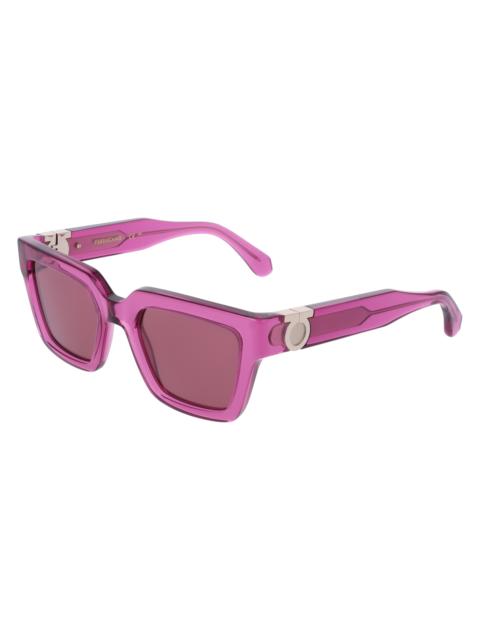 FERRAGAMO Ferragamo Pink Square Ladies Sunglasses SF2066S 665 52