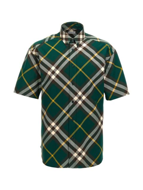 Burberry Men Check Shirt