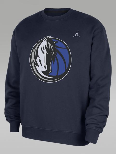 Jordan Dallas Mavericks Statement Essentials Men's Jordan NBA Fleece Crew-Neck Sweatshirt