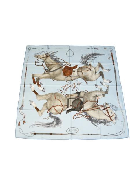Hermès Hermes Grand Galop 90 Silk Square Scarf Multicolor