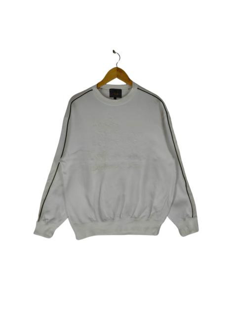 Other Designers Vintage LOUIS VERSUS Cartoon Embroidery Allwhite Sweatshirt