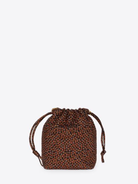 JACQUARD POUCH BAG