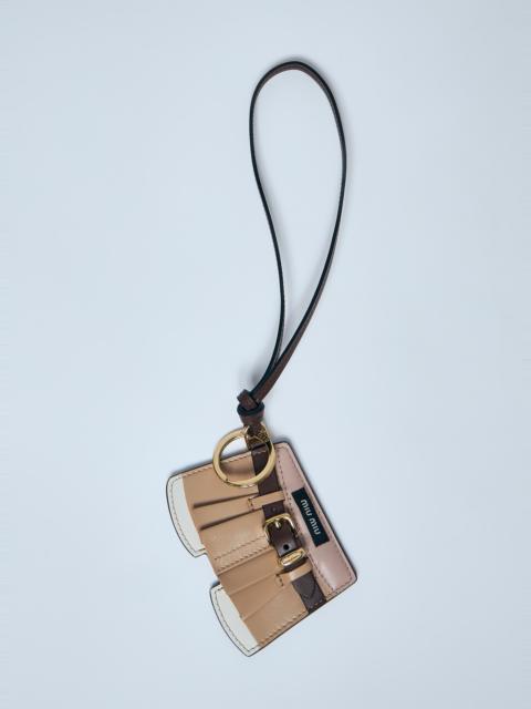 Miu Miu Leather Skirt Keyring