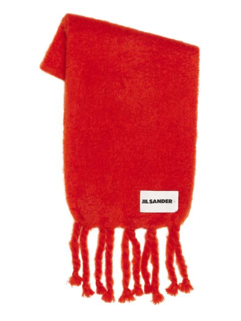Jil Sander Logo Plain Scarf