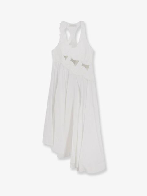 Zimmermann Zimmermann Luna Applique Cotton Dress White