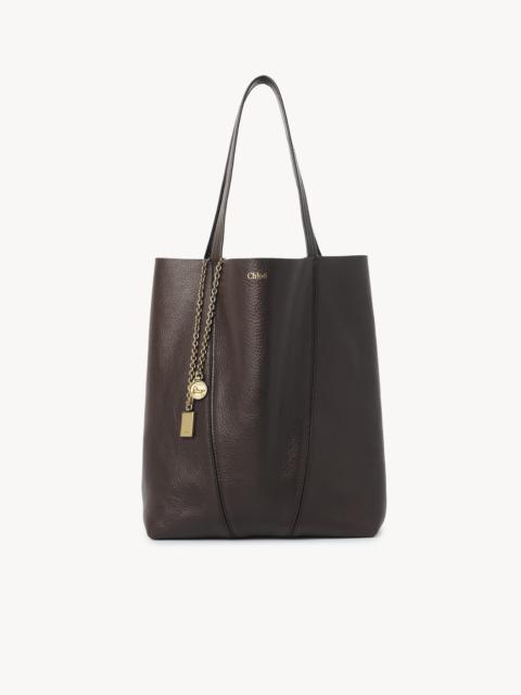 Chloé CHLOÉ SPIN TOTE BAG IN GRAINED LEATHER