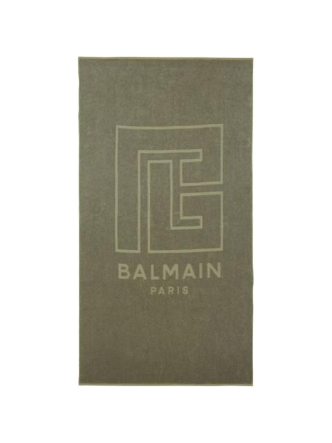 PB-jacquard beach towel