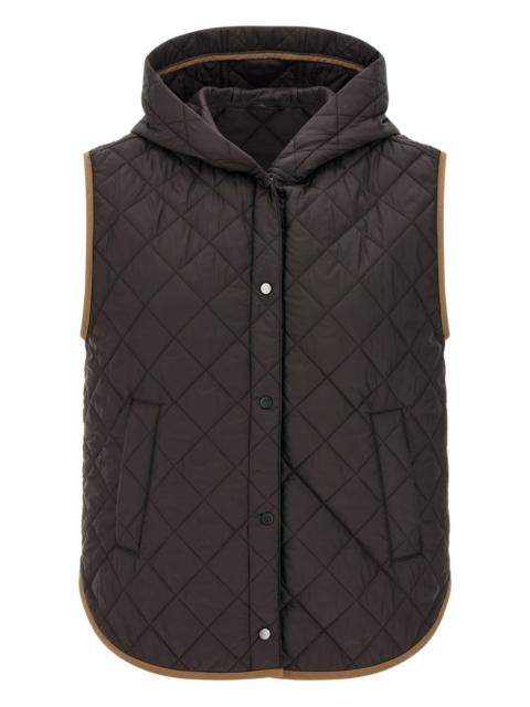 Brunello Cucinelli Brunello Cucinelli Women Quilted Nylon Down Vest