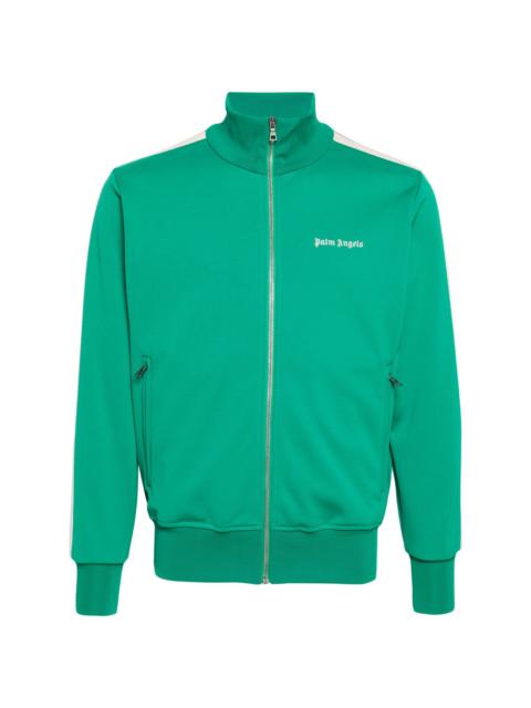 logo-embroidered track jacket