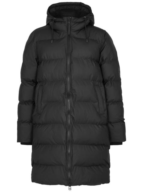 RAINS Quilted rubberised coat