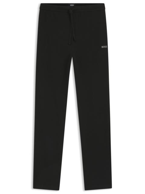 BOSS PAJAMA BOTTOMS WITH EMBROIDERED LOGO