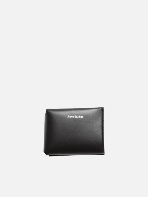 Acne Studios Leather trifold wallet - Black
