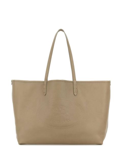 Burberry Burberry Women Cappuccino Leather Shopping Bag