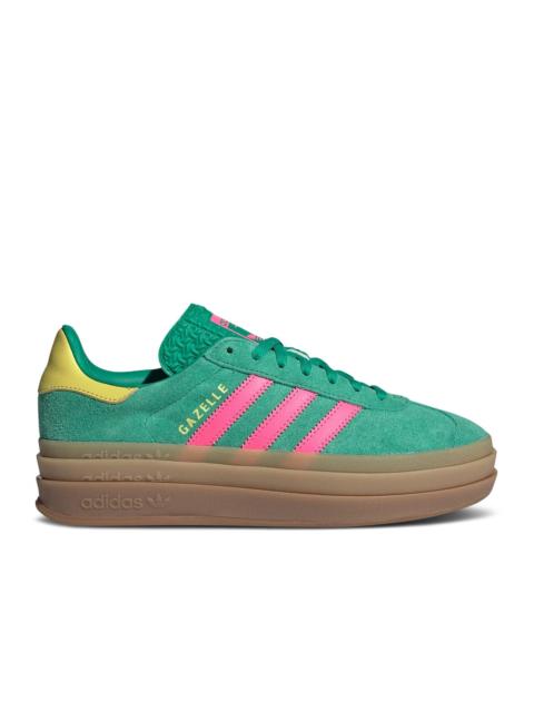 adidas WMNS GAZELLE BOLD 'COURT GREEN LUCID PINK'