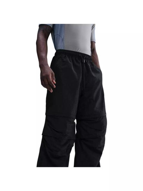 Nike Men's Tech Woven Ergo Woven Convertible Oversized Pants -Black