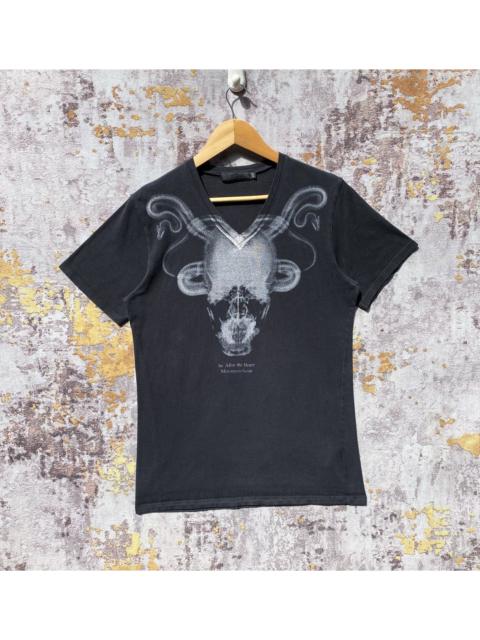 Other Designers GOSTAR DE FUGA - Fuga Skelton Japan V neck Shirt Fuga If Six Was Nine
