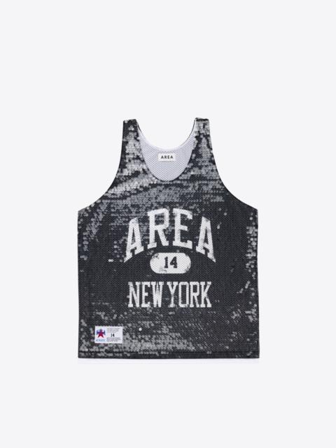 AREA SEQUIN BASKETBALL JERSEY
