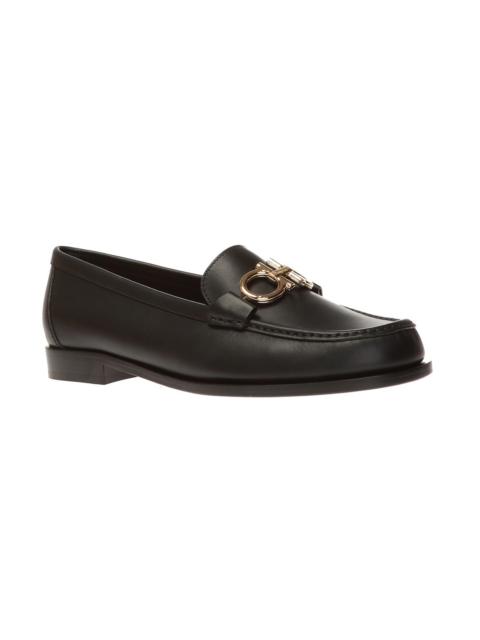 FERRAGAMO Salvatore Ferragamo Supple Leather Gancini Moccasin