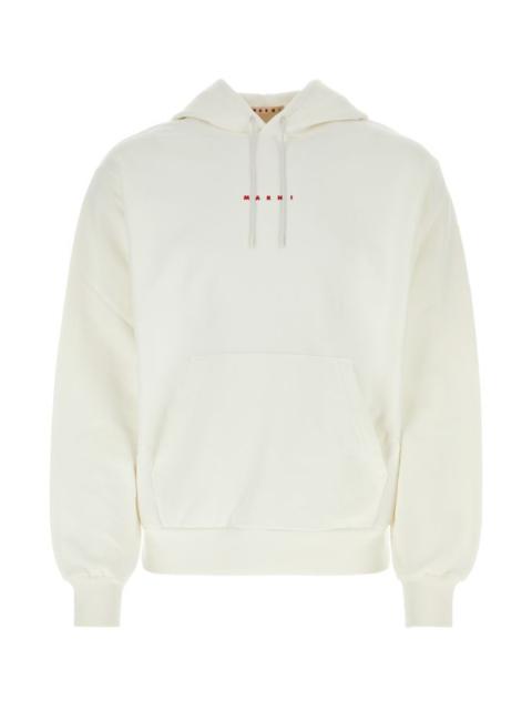 MARNI Ivory Cotton Sweatshirt