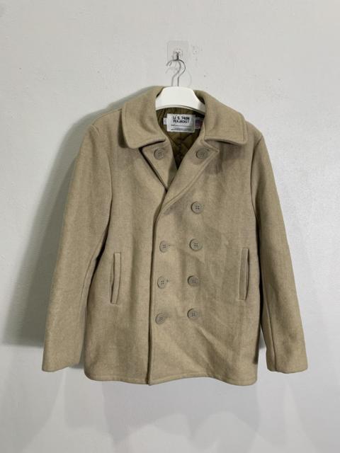 Schott Vtg 80’s SCHOTT USN Military Wool Coat