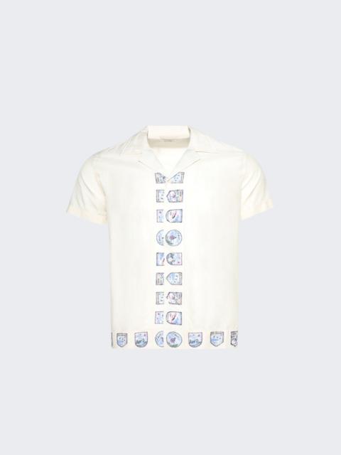 BODE Ski Season Short Sleeve Shirt Ecru