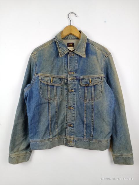 Other Designers Vintage - 💥Vintage 80s 90s Lee Riders Distressed Trucker Denim Jacket
