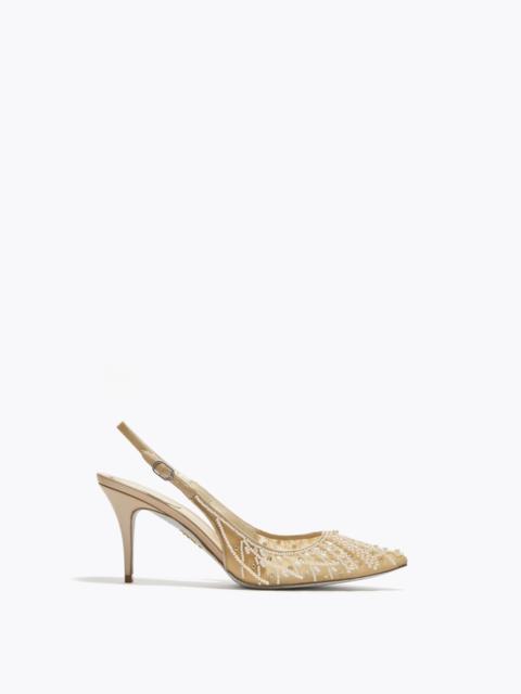 RENE CAOVILLA LOVELY HONEY SLINGBACK 80