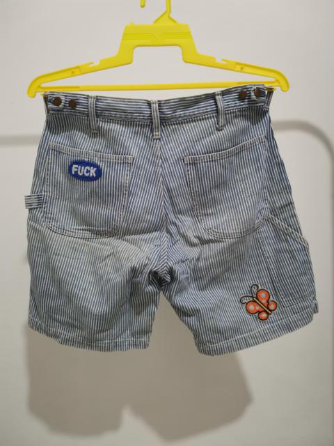 Other Designers Vintage - Vintage Hysteric Glamour Shorts Pants Fuck Patches Workers