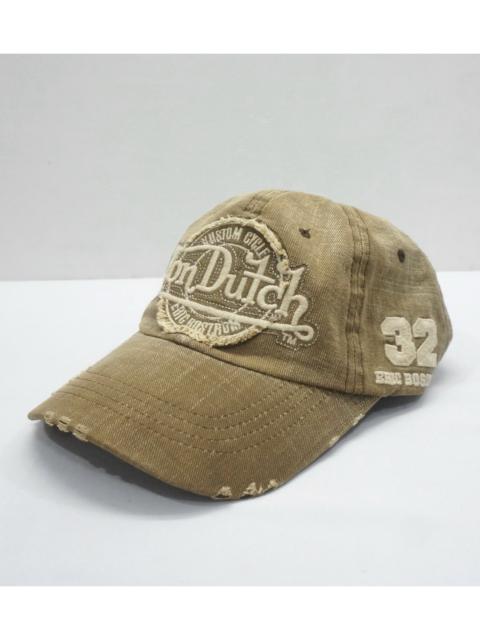 Other Designers Designer - VON DUTCH Eric Bostrom Vintage Distressed Baseball Cap