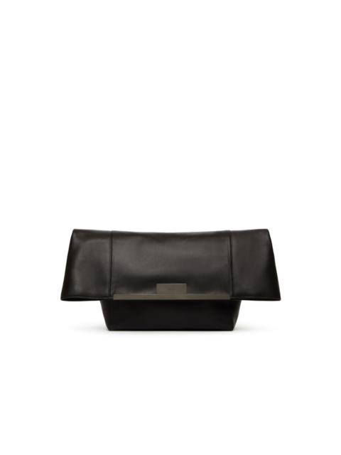 Max Mara Large Clutch In Natural Leather Max Mara