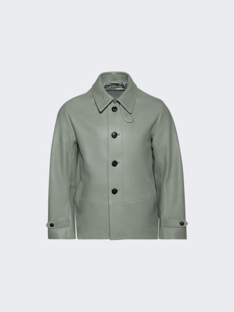 BODE Cropped Continental Coat Sea Foam