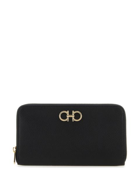 FERRAGAMO Black leather wallet