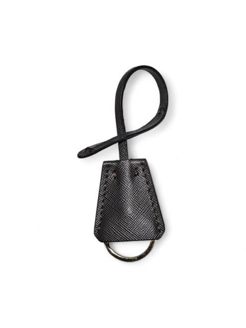 Prada Prada brown saffiano leather keyring
