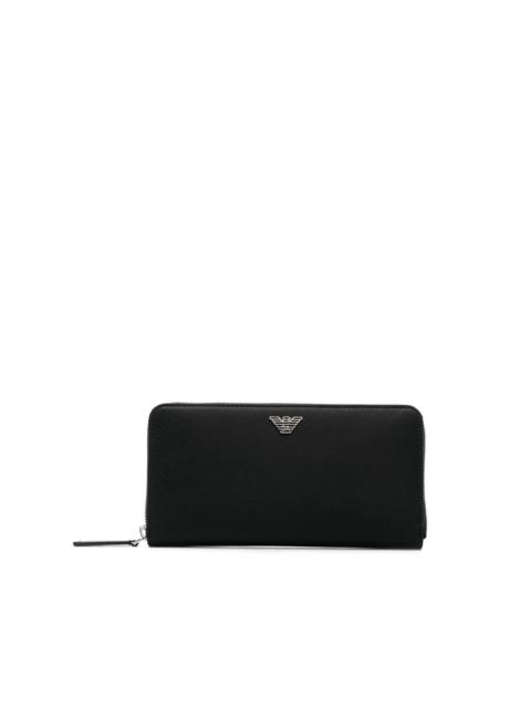 EMPORIO ARMANI logo-plaque detail wallet