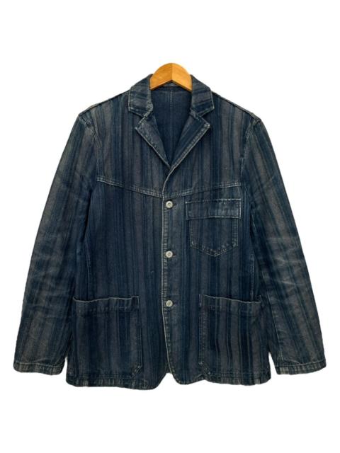 PPFM Vintage PPFM Japan Distressed Sunfaded Chore Denim Jacket