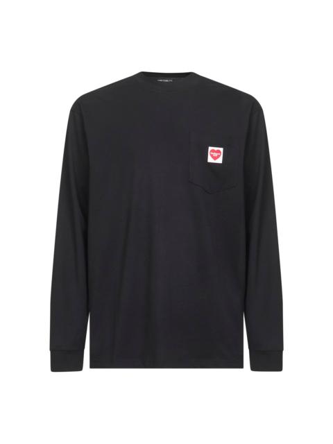 Carhartt Black L/S Pocket Heart T-Shirt