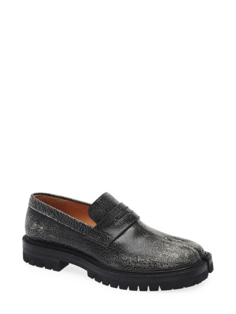 Maison Margiela Maison Margiela Tabi County Loafer in Black/White at Nordstrom