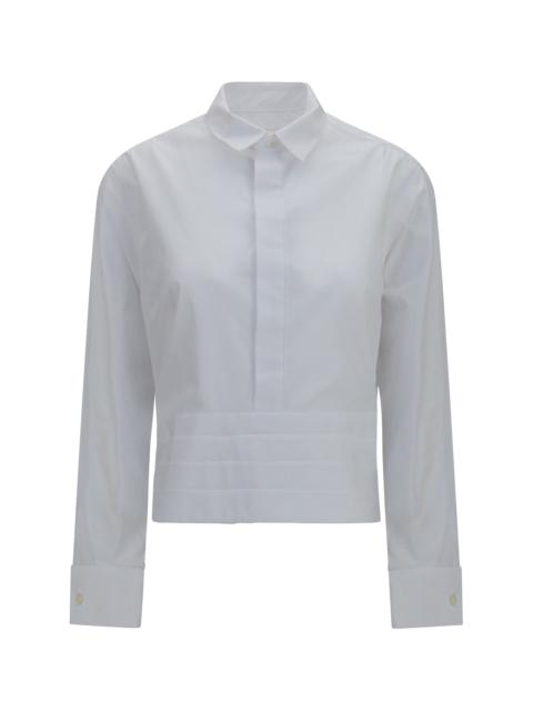 sacai Sacai Women Cotton Poplin Shirt With Belt