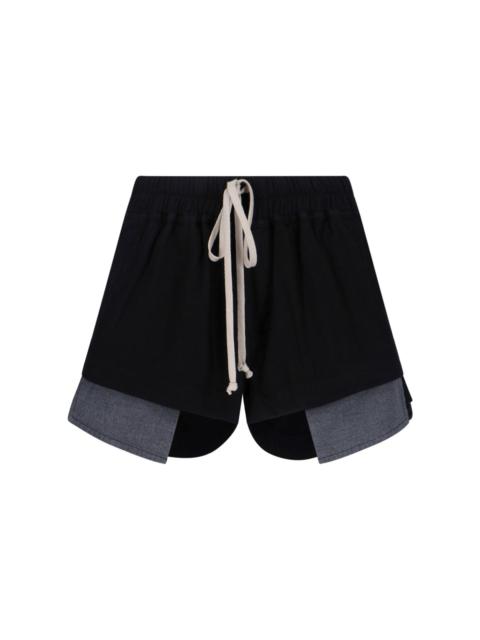 Rick Owens DRKSHDW 'FOG BOXERS' SHORTS
