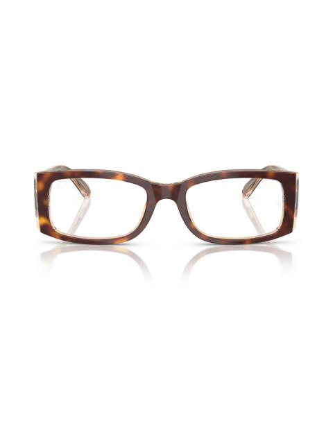 Ray-Ban Ray-Ban Miriam 54mm Square Optical Glasses in Havana at Nordstrom