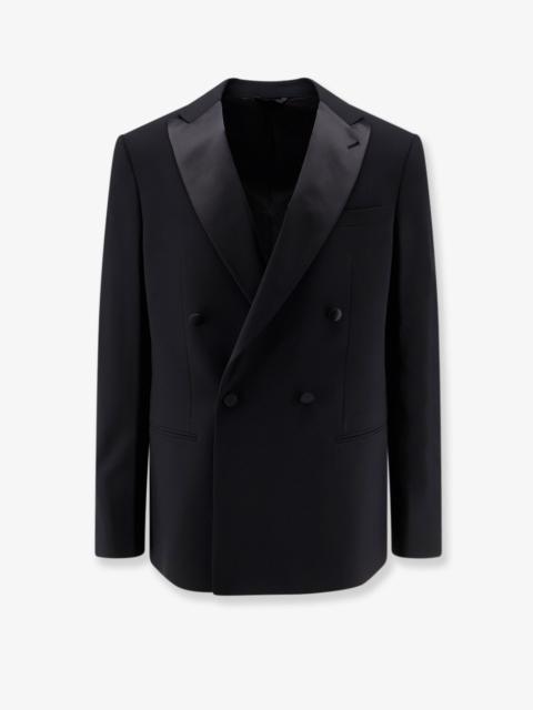 GIORGIO ARMANI Giorgio Armani Soho Virgin Wool Tuxedo Blazer